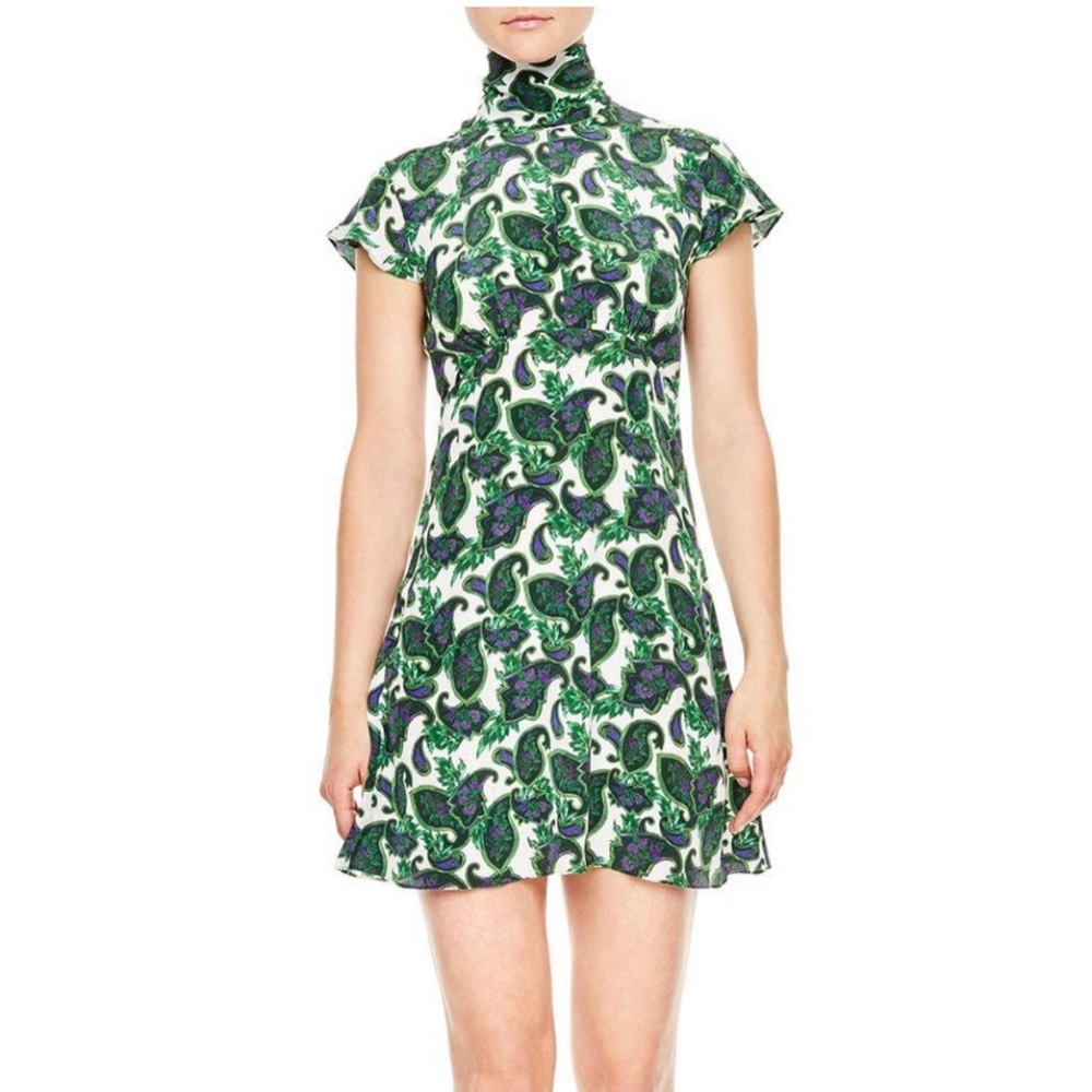 NWT Sandro Marcie paisley dress size 2